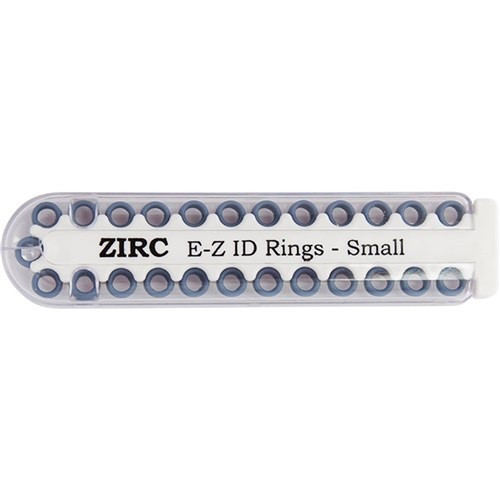 Zirc Small Blue E-Z ID Rings (Blue)