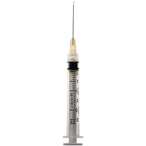 Cardinal Health 3mL Endodontic Syringe with 23G x 1-1/4" Needle (8881513843)