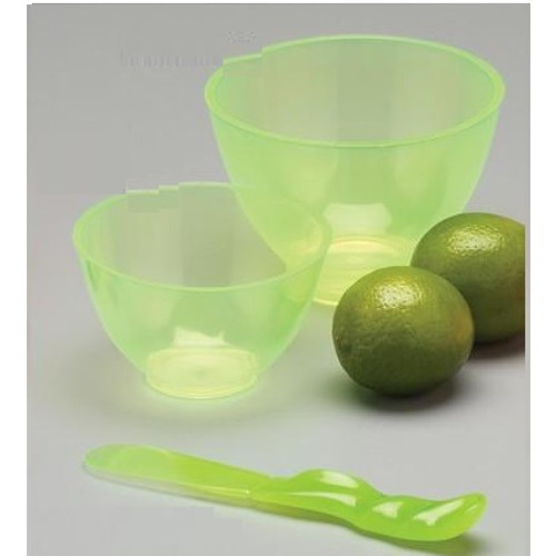 Candeez™ Flexible Lime Scented Green Mixing Bowl Kit Candeez™ Flexible Lime Scented Green Mixing Bowl Kit