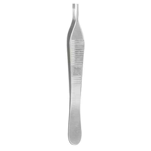 Miltex MeisterHand Brown-Adson Tissue Forceps with 7 x 7 Teeth (MH6-124) Miltex MeisterHand Brown-Adson Tissue Forceps with 7 x 7 Teeth (MH6-124)