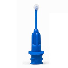 25G Dark Blue All Plastic Flocked Tip - 20/Pack (P2520)