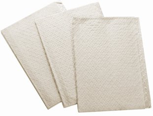 TIDI 13" x 18" White 4-Ply Tissue + Poly Bib/Towel (919401)