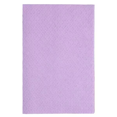Tidi Lavender 13" x 18" 3-Ply Tissue/Poly Bibs (919400)