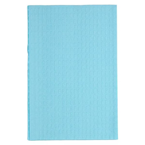TIDI 13" x 18" Blue 3-Ply Tissue + Poly Bib/Towel (917403) TIDI 13" x 18" Blue 3-Ply Tissue + Poly Bib/Towel (917403)