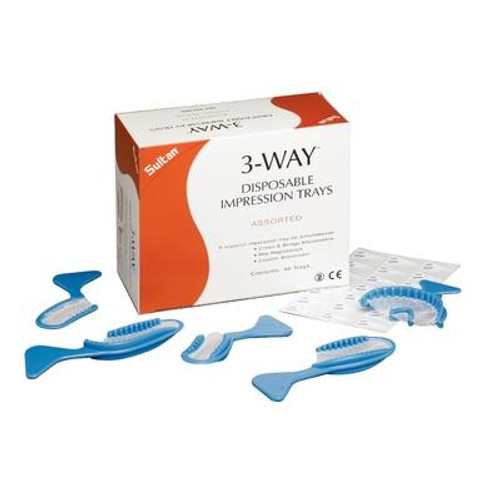 Sultan Posterior 3-Way® Disposable Impression Trays (AD33002) Sultan Posterior 3-Way® Disposable Impression Trays (AD33002)