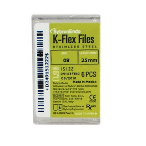 Kerr #8 x 25mm Gray K-Flex File (15122)