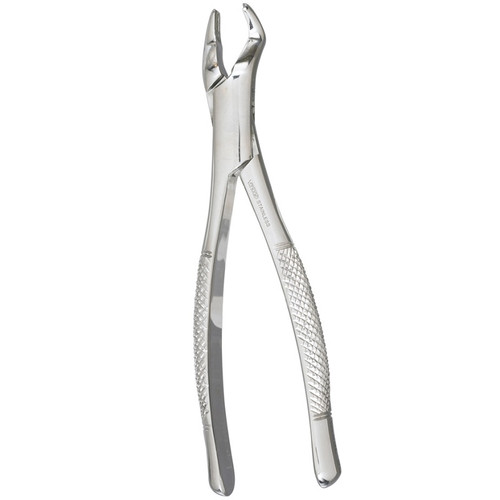 Miltex Vantage #53L Extracting Forceps with Serrations (V90-53L-SG)