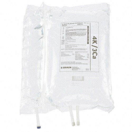 B. Braun Duosol Bicarb 35 Dialysate K4/Ca3 in 5,000mL Bag (4555)
