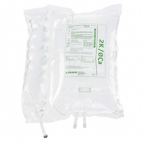 B. Braun Duosol Bicarb 25 Dialysate K2/Ca0 in 5,000mL Two-Chamber Bag (4553)