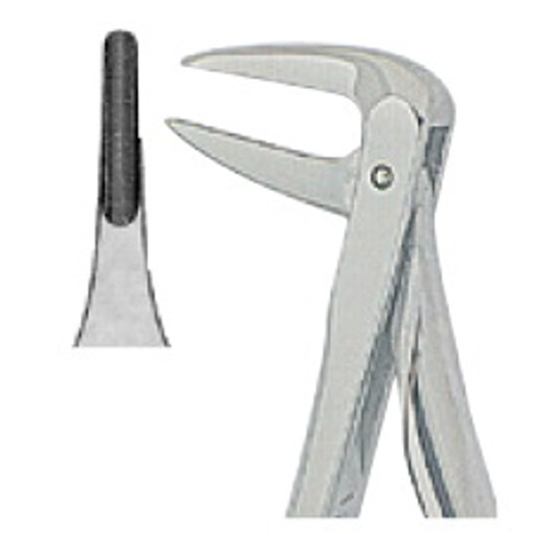 Kohler #74L English Pattern Extraction Forceps with Profile Handle and Groved Beaks (2198)