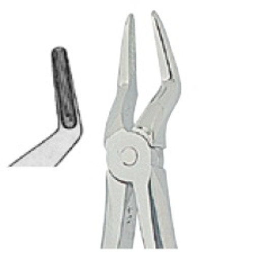 Kohler #51 English Pattern Profile Handle Extraction Forceps with Grooved Beaks (2039)