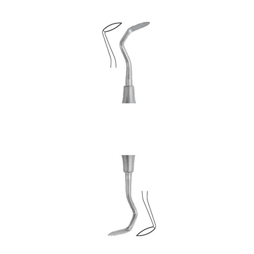 Medesy #1/#2 Orban Periodontal Knife with 8mm Round Handle