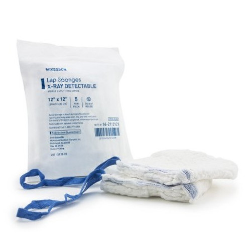 McKesson 12" x 12" Prewashed Laparotomy Sponge (16-2112121) McKesson 12" x 12" Prewashed Laparotomy Sponge (16-2112121)