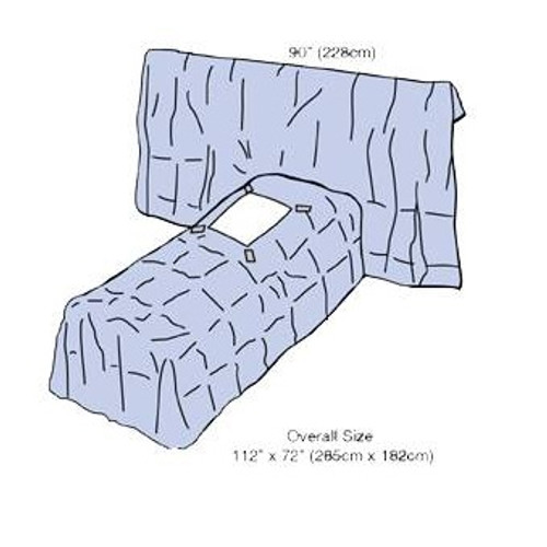 3M 95” x 90” Laparoscopic Drape for Lithotomy Position (1031) 3M 95” x 90” Laparoscopic Drape for Lithotomy Position (1031)