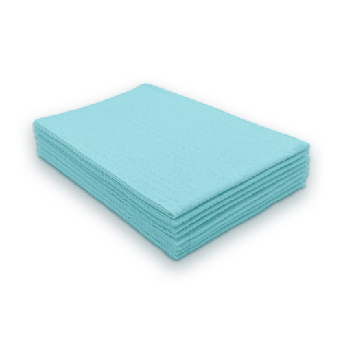 Medicom 13" x 18" Aqua SafeBasics Dry-Back Bib (8289) Medicom 13" x 18" Aqua SafeBasics Dry-Back Bib (8289)