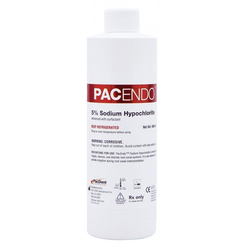 PacDent PacEndo 6% Sodium Hypochlorite in 16 oz. Refill Bottle (PE-SHB)