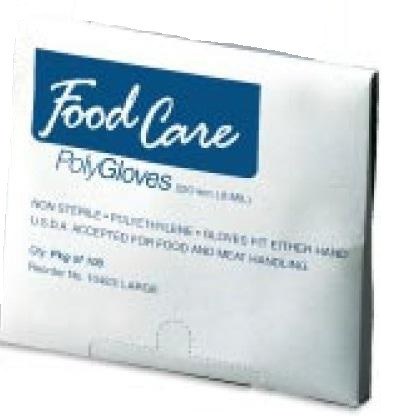 TIDI Medium Clear Polyethylene Gloves (10472)