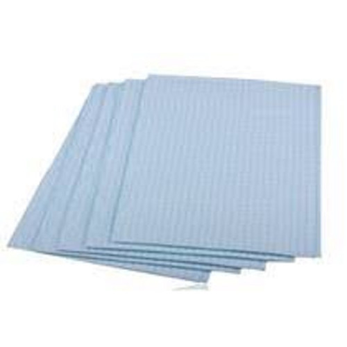 Avalon Papers 13" x 18" Blue 3-Ply Tissue/Poly Patient Towel (1053)