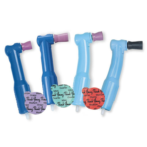 Young Dental D-Lish® EZ-Paks® with Contra Petite Web Prophy Angle with Medium Mint Prophy Paste (323110)