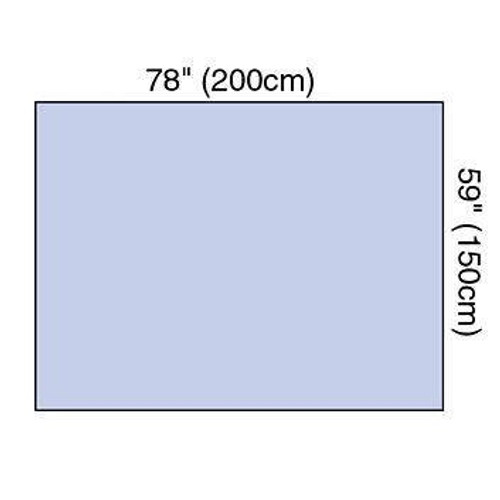 Solventum 3M 78" X 59" Blue Steri-Drape Sheet (9077) Solventum 3M 78" X 59" Blue Steri-Drape Sheet (9077)