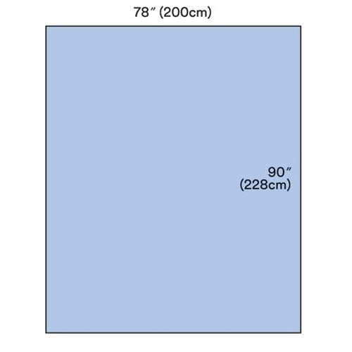 3M 78" X 90" Blue Steri-Drape Back Table Cover (9079) 3M 78" X 90" Blue Steri-Drape Back Table Cover (9079)