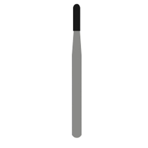 Quala #1157 Straight Round-End Fissure Carbide Bur with FG Shank (Q2060007)