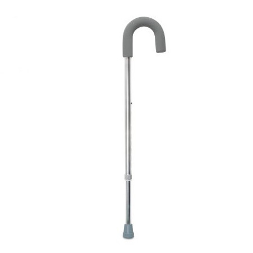McKesson Silver Aluminum Cane with Foam Round Handle (146-RTL10342) McKesson Silver Aluminum Cane with Foam Round Handle (146-RTL10342)