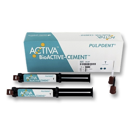 Pulpdent Activa Bioactive-Cement in Translucent Shade (VC2T) Pulpdent Activa Bioactive-Cement in Translucent Shade (VC2T)
