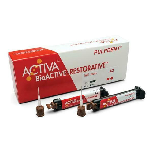 Pulpdent Activa BioACTIVE-Restorative Value Refill in Shade A3(VR2A3) Pulpdent Activa BioACTIVE-Restorative Value Refill in Shade A3(VR2A3)