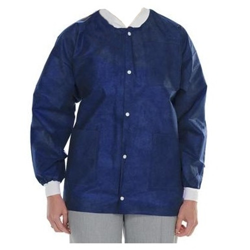 ValuMax 2X-Large True Blue Hip Length Extra-Safe™Jacket - 10/Pack