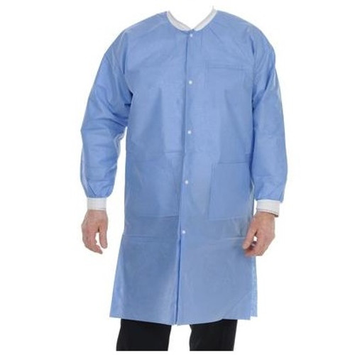 Valumax 5XL Steel Blue Extra-Safe Lab Coat - 10/Pack