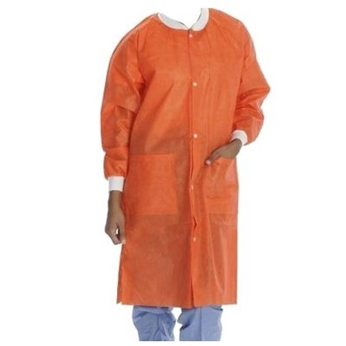 Valumax 5XL Orange Extra-Safe Lab Coat - 10/Pack