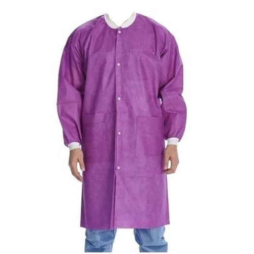 Valumax 3XL Plum Extra-Safe Lab Coat - 10/Pack