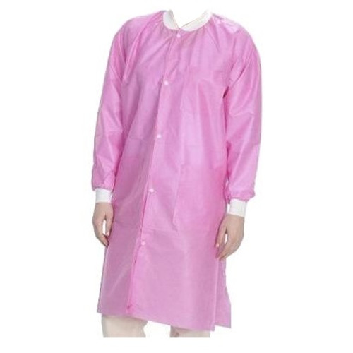 Valumax 2XL Raspberry Extra-Safe Lab Coat - 10/Pack