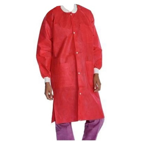 Valumax 2XL Red Extra-Safe Lab Coat - 10/Pack