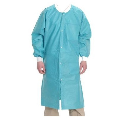 Valumax X-Small Teal Extra-Safe Lab Coat - 10/Pack