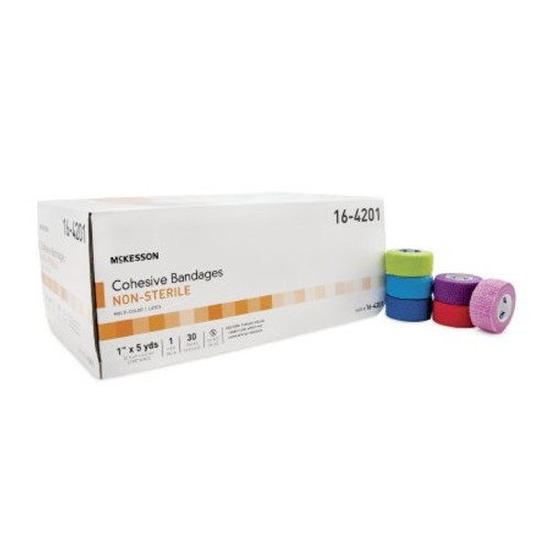 McKesson 1" Colored Cohesive Bandage (16-4201) McKesson 1" Colored Cohesive Bandage (16-4201)
