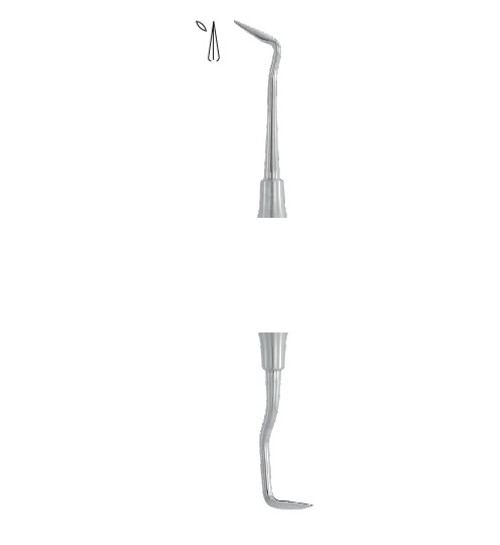 Medesy Goldman-Fox #9 Gingivectomy Knife with 8mm Round Handle