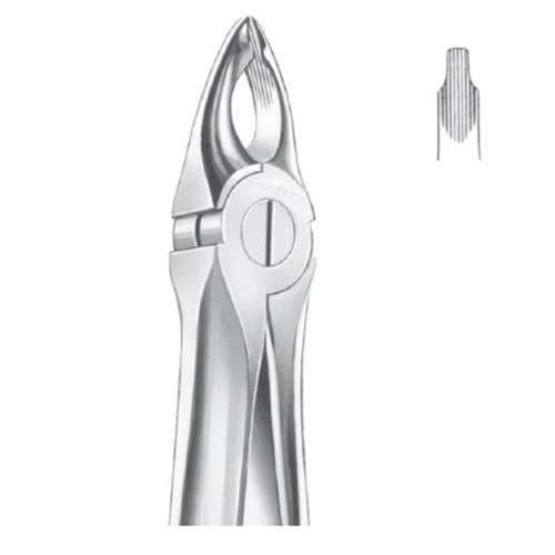 Stoma #834 Extraction Forceps with Anatomical Handle and Apical Extensions
