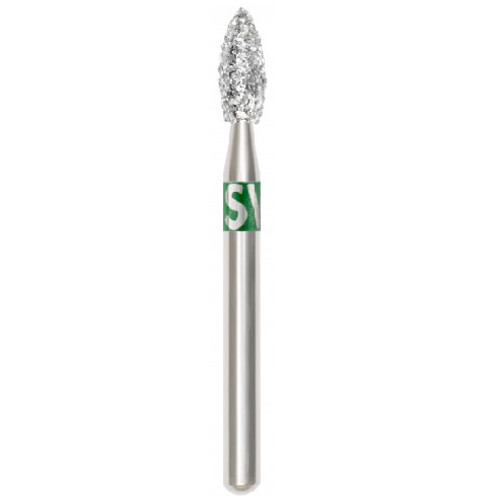 SS White 368-020C Sterile Piranha Pointed Football Diamond Bur (368-020C) SS White 368-020C Sterile Piranha Pointed Football Diamond Bur (368-020C)