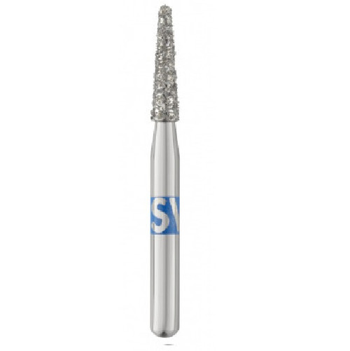SS White 855-016M-SS Sterile Piranha Round End Taper Diamond Bur (855-016M-SS) SS White 855-016M-SS Sterile Piranha Round End Taper Diamond Bur (855-016M-SS)