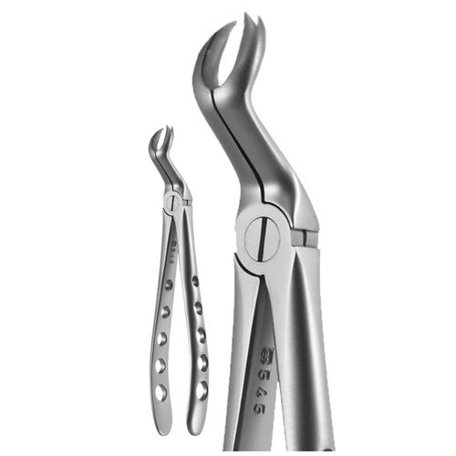 A. Titan X-Trac Upper Left 3rd Molar Atraumatic Extraction Forceps with Modified 3 Prong Beak (6717) A. Titan X-Trac Upper Left 3rd Molar Atraumatic Extraction Forceps with Modified 3 Prong Beak (6717)
