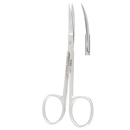 Miltex Iris Scissors with Curved Blades (5-302)