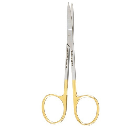 Miltex Fine Iris TC Scissor with Straight Blades (5-304TC)