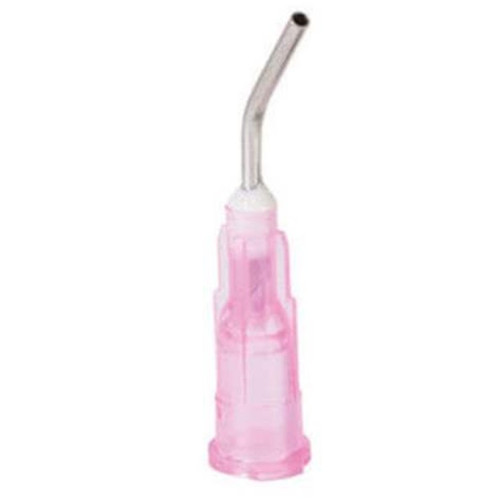 Plasdent 18G Pink Pre-Bent Needle Tip (BNT-18)