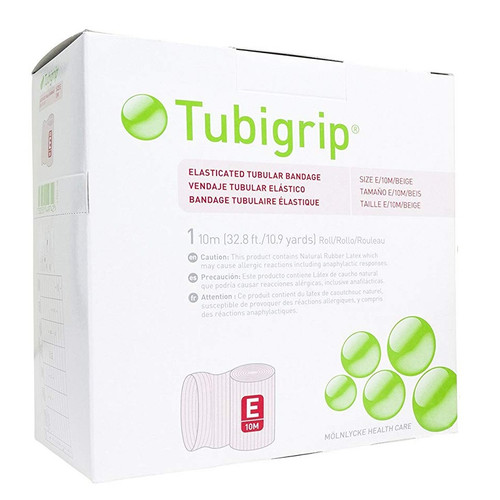 Molnlycke TuboGrip Size E Multipurpose Tubular Bandage in Beige Color (1448)