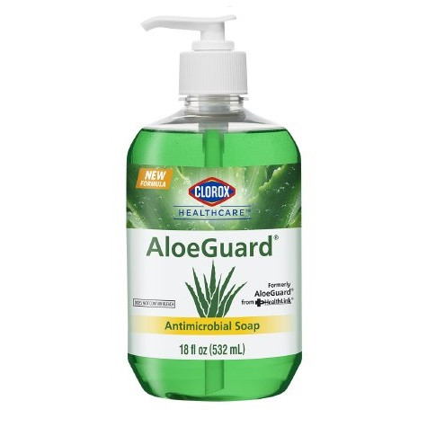Brand Buzz Clorox AloeGuard Antimicrobial Soap in 18 oz. Pump Bottle (32378)