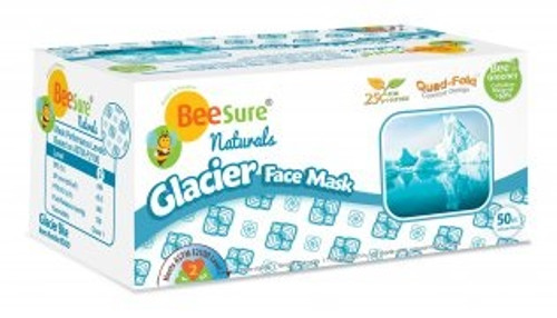 BeeSure Glacier Blue Level 2 Naturals Earloop Face Mask (BE2420) BeeSure Glacier Blue Level 2 Naturals Earloop Face Mask (BE2420)