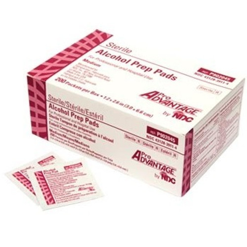 Pro Advantage Sterile Medium Alcohol Pads (P902045)