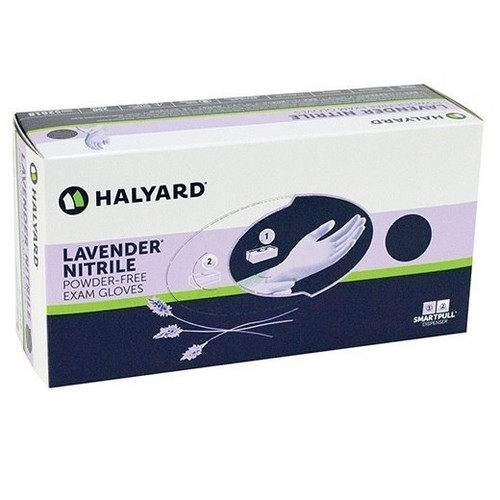 Large Lavender Nitrile PF Exam Glove - 2,500/Case (52819) Large Lavender Nitrile PF Exam Glove - 2,500/Case (52819)